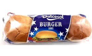 USA-DULCESOL BURGER BUNS 6PCS 300G (RRP £1.59) 
