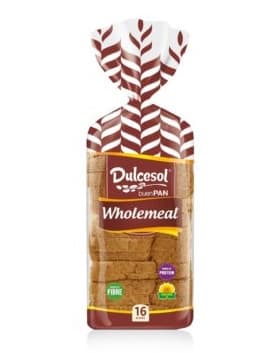 DULCESOL WHOLEMEAL SLICED BREAD 460G
