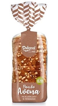 DULCESOL OATMEAL SLICED BREAD 460G