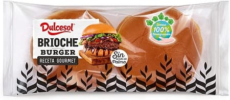 DULCESOL BRIOCHE BURGER BUN 340G