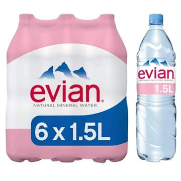 EVIAN STILL WATER 1.5LT