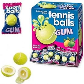 FINI TENNIS BALLS BUBBLE CHEWING GUM 200PCS