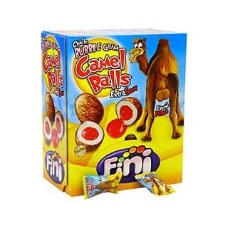 FINI CAMEL BALLS BUBBLE CHEWING GUM 200PCS