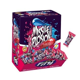 FINI MISSILE EXPLOSION BUBBLE CHEWING GUM 200PCS