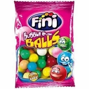 FINI ASSORTED BALLS BUBLE CHEWING GUM 12X75GR #