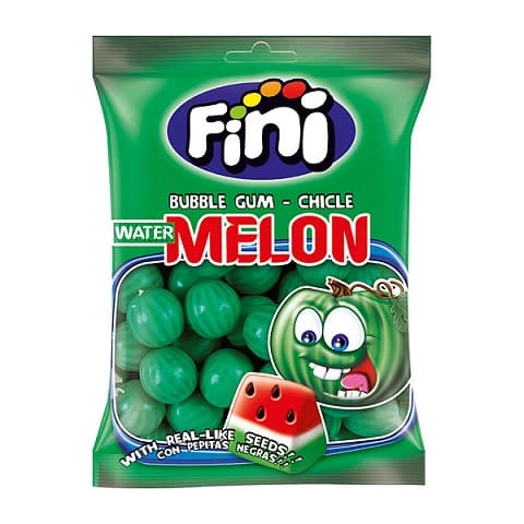 FINI MELONS BUBLE CHEWING GUM 12X75GR #