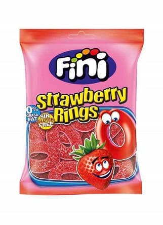 FINI STRAWBERRY RINGS 12X75GR #