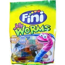 FINI HALAL FIZZY WORMS 12*75GR