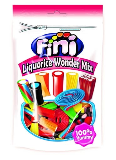 FINI LIQUORICE WONDER MIX DOYPACK 140GR