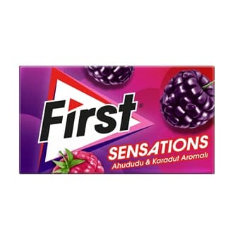 FIRST SENSATIONS RASP.&MULBERRY 27GR CHEWING GUM