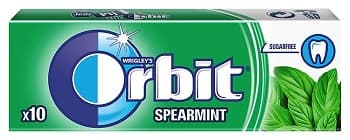 ORBIT SPEARMINT CHEWING GUM 14G
