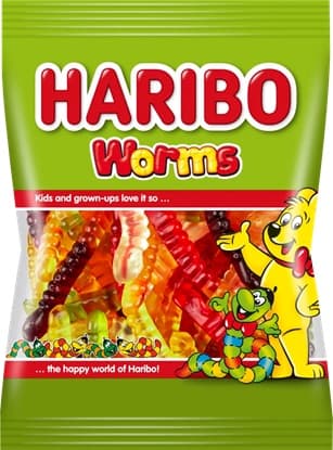 HARIBO WORMS 80GR