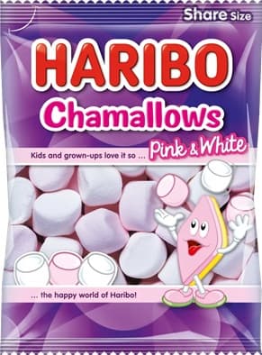 HARIBO CHAMALLOWS PINK & WHITE (MARSHMALLOW) 70GR