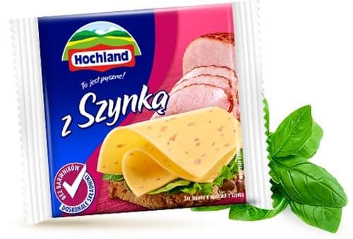 HOCHLAND TOAST CHEESE SZYNKA 130G