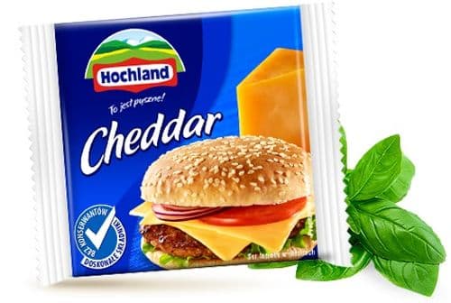 HOCHLAND TOAST CHEESE CHEDDAR 130G
