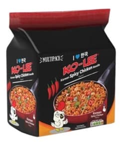 KO-LEE 4-PACK NOODLES KOREAN SPICY CHICKEN 6X4X70G