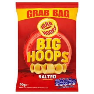 BIG HOOPS SALTED POTATO RINGS 70GR £1.25 PM