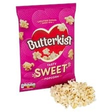 BUTTERKIST SWEET POPCORN 70GR £1.25 PM