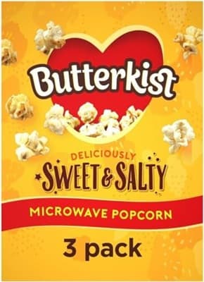 BUTTERKIST SWEET & SALTY POPCORN 70GR £1.25 PM