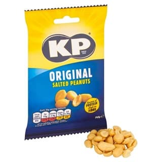 KP ORIGINAL SALTED PEANUTS 65GR £1.25 PM
