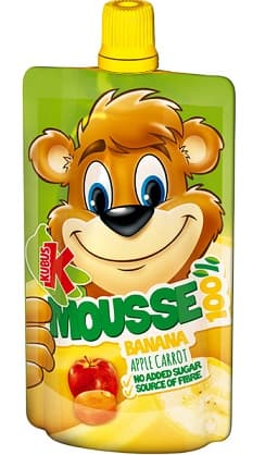 KUBUS MOUSSE APPLE BANANA 100G