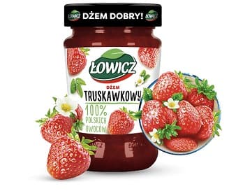 LOWICZ STRAWBERRY JAM 280G