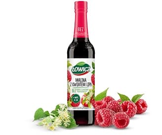 LOWICZ RASPBERRY LIME-TREE SYROP 400ML