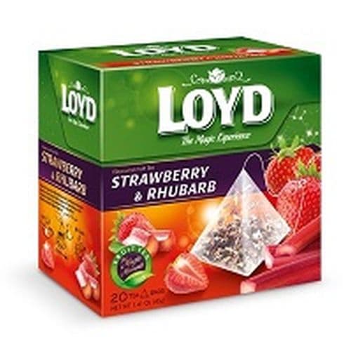 LOYD STRAWBERRY & RHUBARB TEA 40G