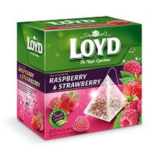 LOYD RASPBERRY & STRAWBERRY TEA 40G