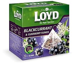 LOYD BLACKCURRANT & ELDERBERRY TEA  40G