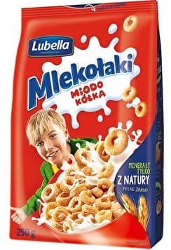 LUBELLA MLEKOLAKI KOLKA SMAKU MIODOWYM 250G
