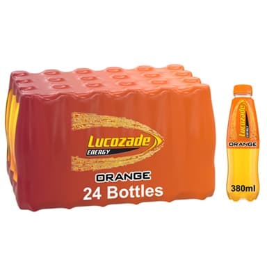 LUCOZADE ORANGE ENERGY 24X500ML