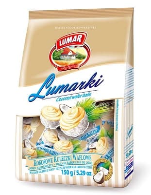 LUMARKI COCONUT WAFER BALLS 120GR