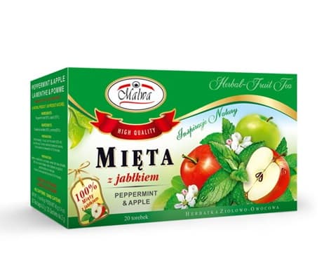 MALWA MIETA Z JABLKIEM (MINT WITH APPLE) TEA 20x2G