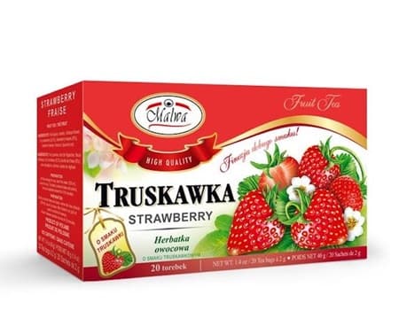 MALWA TRUSKAWKA (STRAWBERRY) TEA 40GR