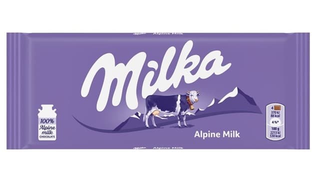 MILKA CHOCOLATE ALPINE MILK 90G