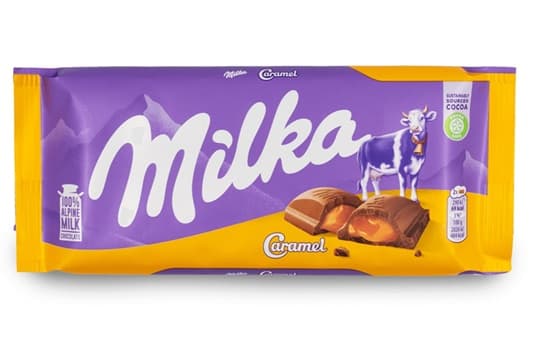 MILKA CHOCOLATE CARAMEL 100G