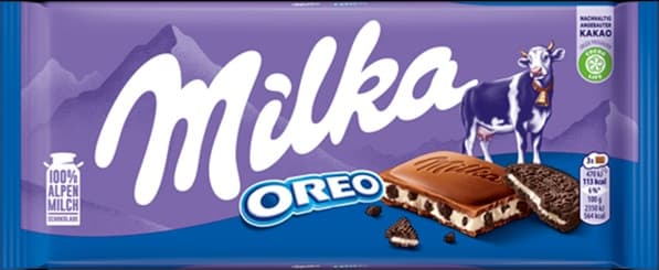 MILKA OREO CHOCOLATE 100G