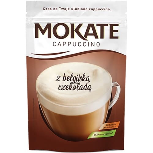MOKATE CAPPUCCINO BELGIJSKA CZEKOLADA 110G