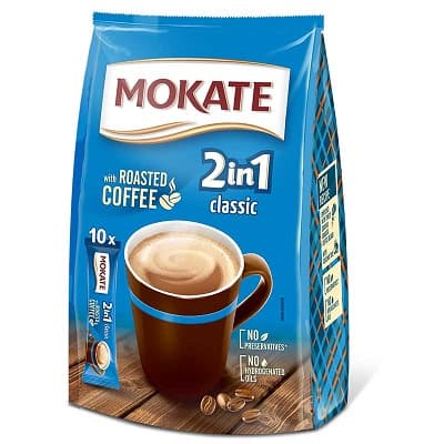 MOKATE 2 IN 1 COFFEE 8Gx10