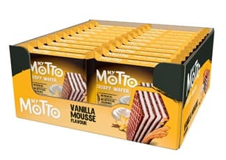 MY MOTTO VANILLA MOUSSE WAFERS 20*30G