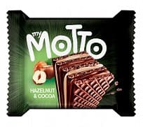 MY MOTTO HAZELNUT & COCOA WAFERS 20*34G