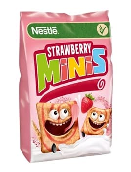 NESTLE PLATKI MINIS STRAWBERRY 250GR