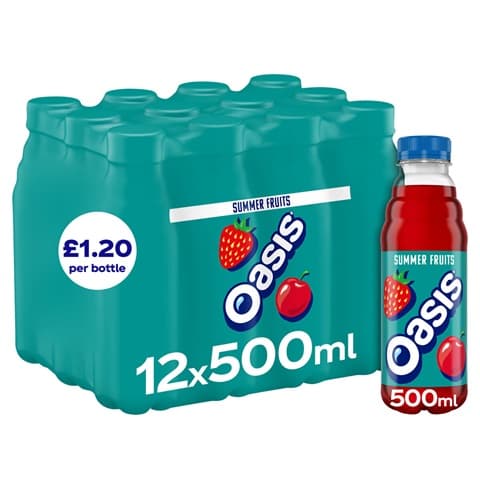 OASIS SUMMER FRUIT PET 12X500ML