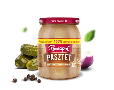 PAMAPOL PASZTET MAZOWIECKI 490GR PORK
