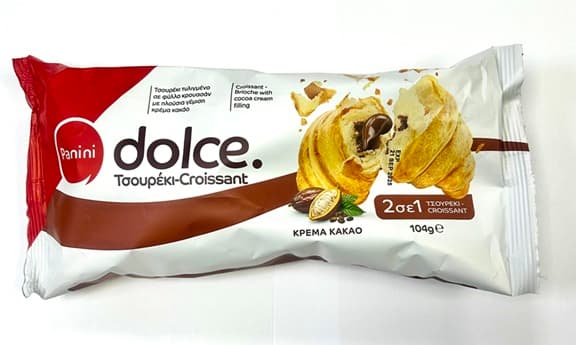 PANINI CROISSANT-BRIOCHE COCOA CREAM 104GR