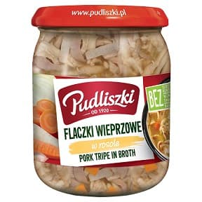 PUDLISZKI FLACZKI WIEPRZOWE W ROSOLE 450G