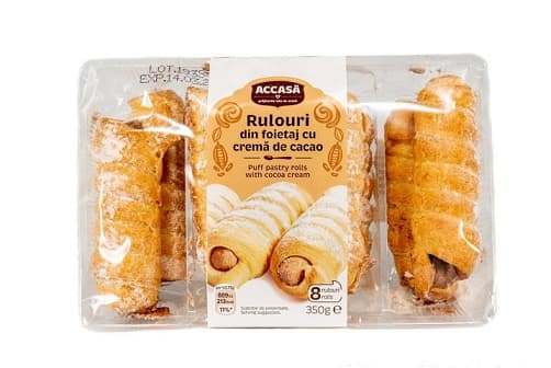 ACCASA PUFF PASTRY ROLL CACAO 350G