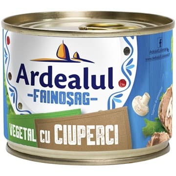 ARDEALUL PATE VEGETAL CU CIUPERCI 200GR