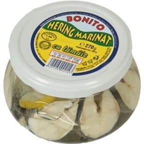 BONITO HERING MARINAT CU LAMAIE 270GR LEMON MAR.